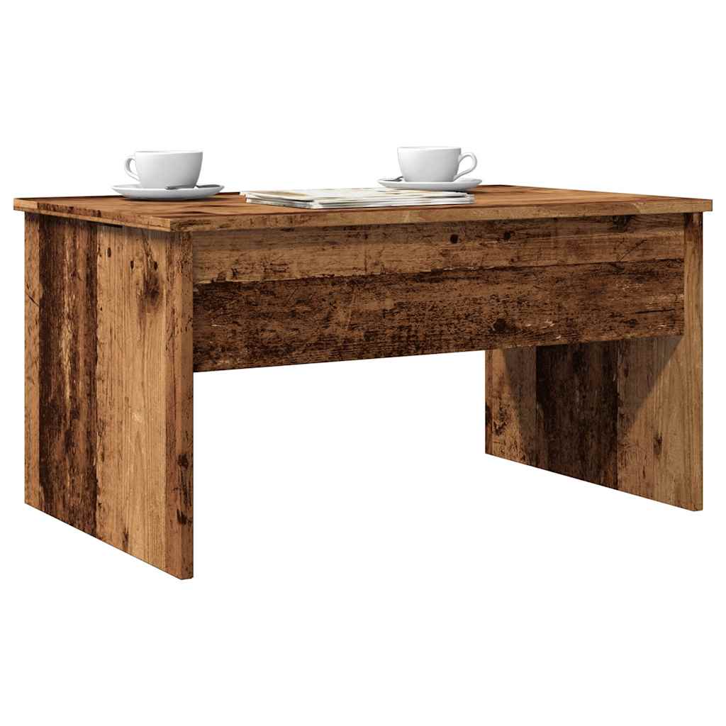 Mesa de centro 80x50,5x41,5 cm derivados madeira madeira velha