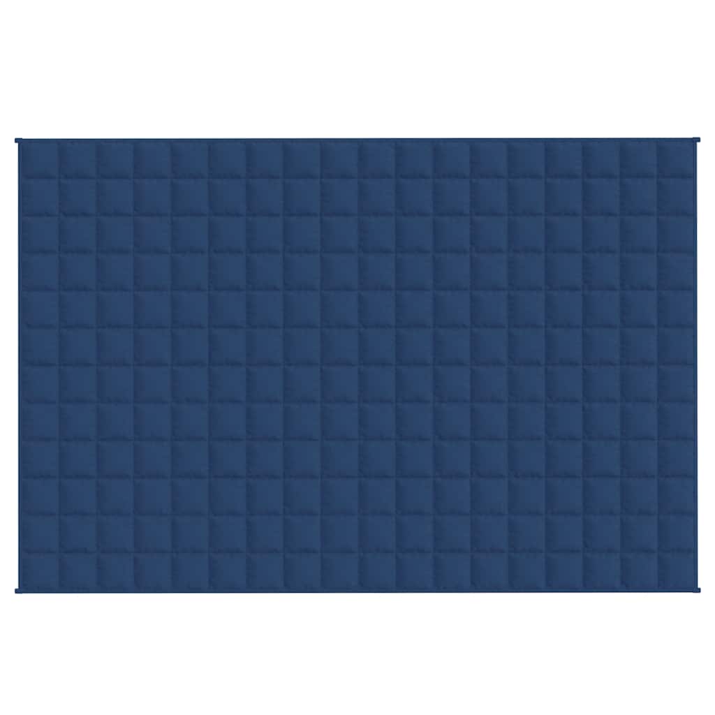 Manta pesada 5 kg 120x180 cm tecido azul