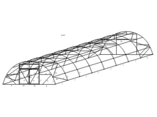 Estufa Modelo PRO 6 x 42 m – 252 m²