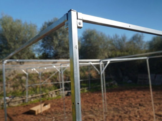 Estufa com Rede Anti-Trips 4 x 10 m – 40 m²