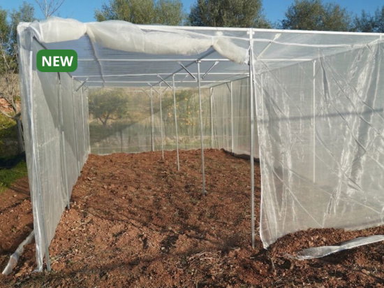 Estufa com Rede Anti-Trips 4 x 10 m – 40 m²